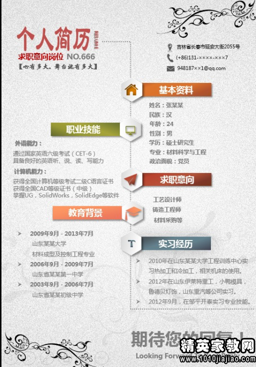 简历中的自我评价(简历中的工作经验怎么写)
