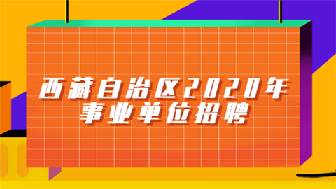 西藏区直机关事业单位公开遴选的简单介绍