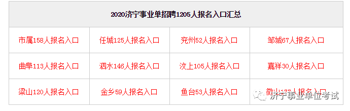 济宁市事业单位教育类(2020山东省事业编笔试时间)