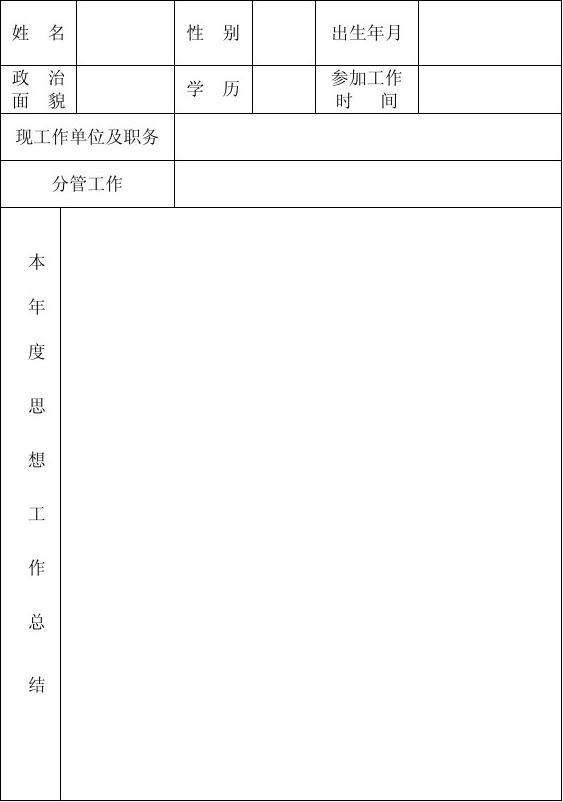 德惠市事业单位人员考核表(事业单位人员年度考核表个人总结)