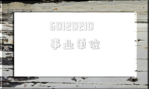 60120210事业单位的简单介绍